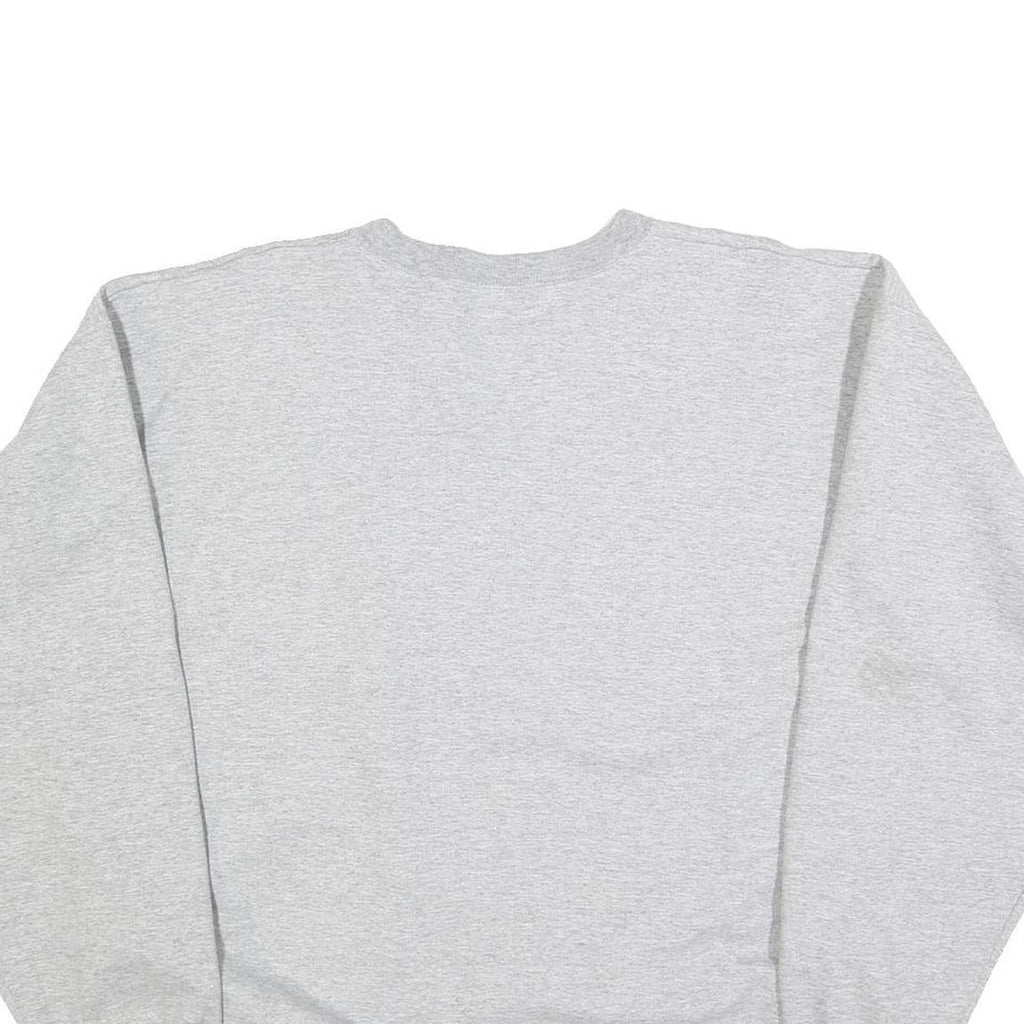 DISNEY Womens Grey Mickey Mouse Crew Neck L Cotton Blend Sweatshirt Casual