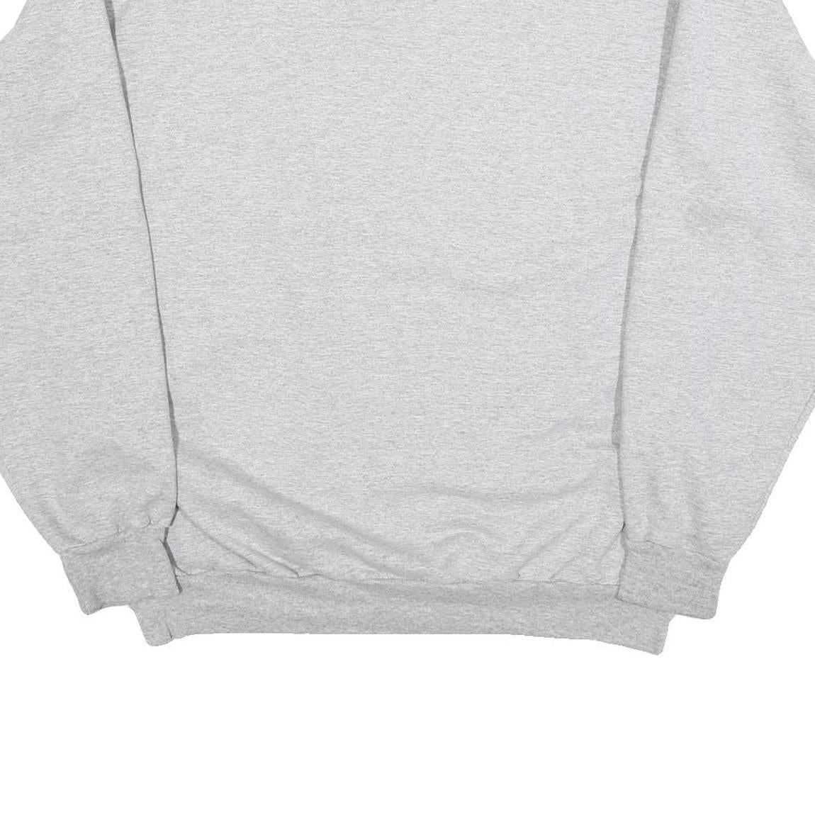 DISNEY Womens Grey Mickey Mouse Crew Neck L Cotton Blend Sweatshirt Casual