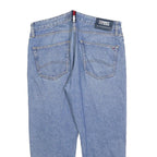 TOMMY HILFIGER Womens Jeans Blue Relaxed Straight Denim Medium W34 L24 Stylish