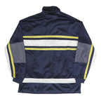 HEROD SPORT Mens Navy & White Sports Jacket L Polyester Blend Zip Track Top