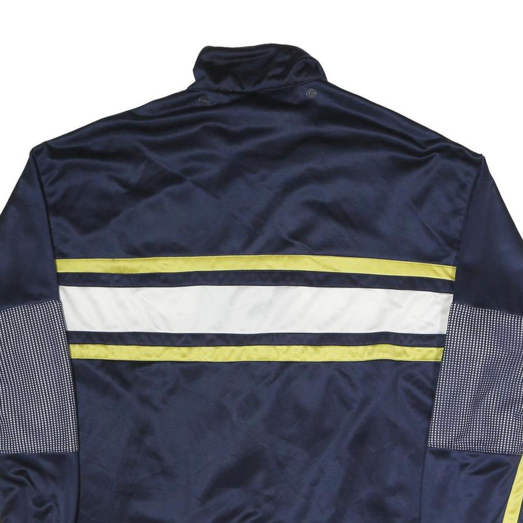 HEROD SPORT Mens Navy & White Sports Jacket L Polyester Blend Zip Track Top