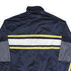HEROD SPORT Mens Navy & White Sports Jacket L Polyester Blend Zip Track Top