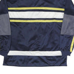 HEROD SPORT Mens Navy & White Sports Jacket L Polyester Blend Zip Track Top