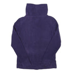 CALVIN KLEIN Womens Purple Zip Jacket S Polyester Blend Plain Stylish Comfort