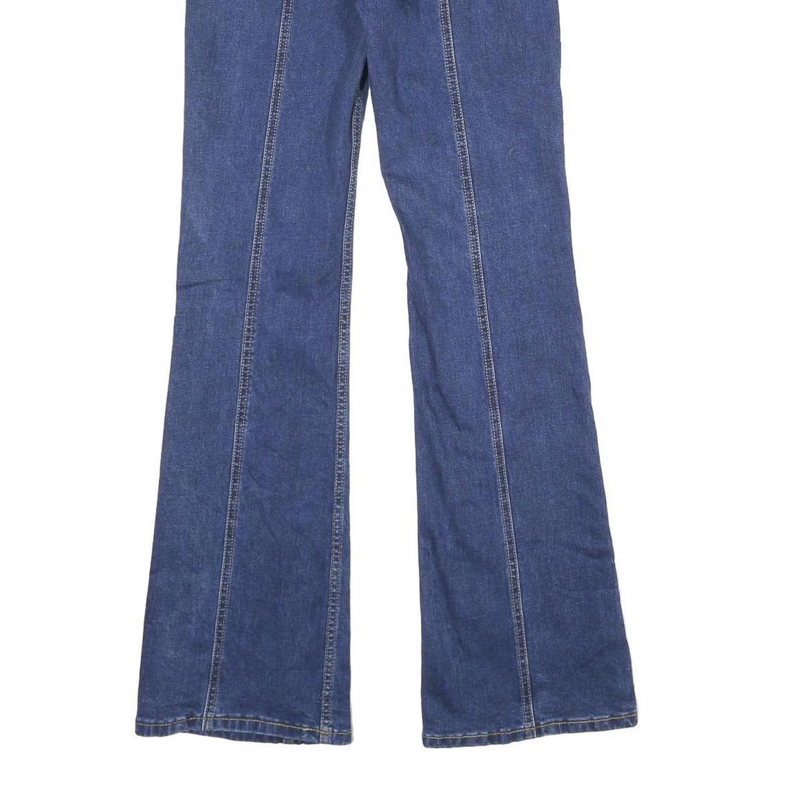 MOTEL Womens Jeans Blue Regular Flared Denim Medium W33 L33 Stylish Comfortable