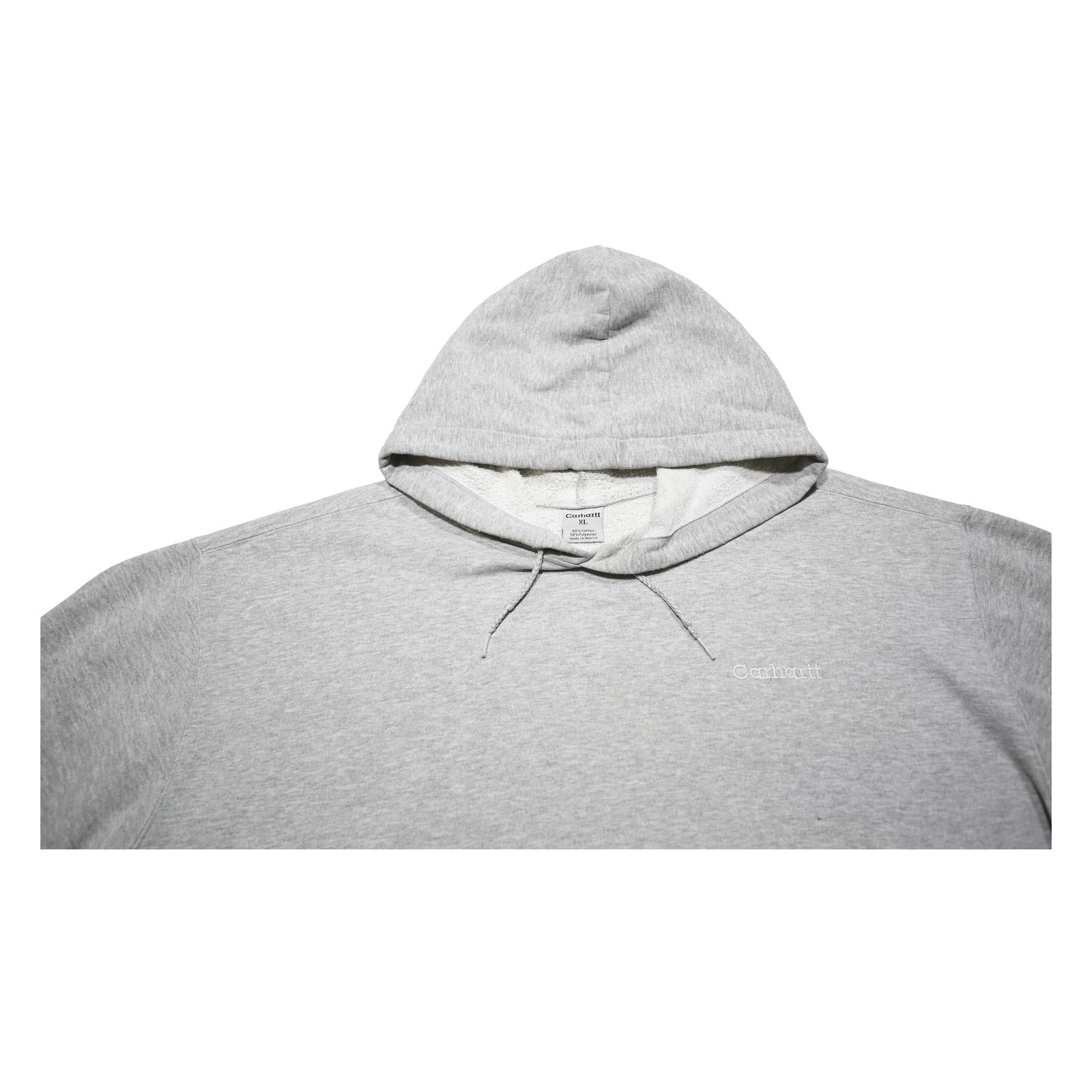CARHARTT Mens Grey Hoodie XL Cotton Blend Pullover Casual Sweatshirt