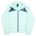 THE NORTH FACE Womens Mint & Navy Blue Jacket S Polyester Blend Zip Outdoor