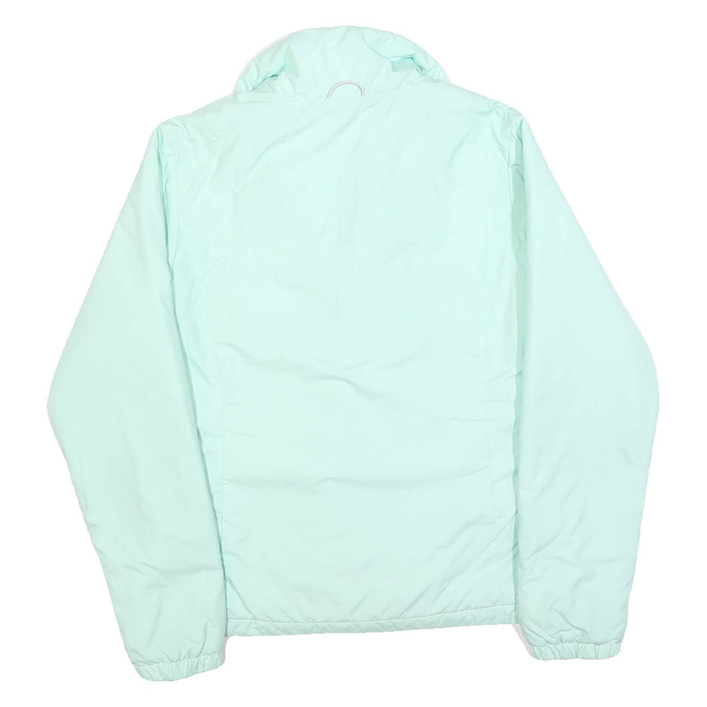 THE NORTH FACE Womens Mint & Navy Blue Jacket S Polyester Blend Zip Outdoor