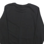 PUMA Womens Black Cotton Blend Crew Neck Sweatshirt UK 12 Casual Pullover