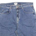TIMBERLAND Mens Denim Blue Casual Shorts L W34 Cotton Blend Relaxed Fit