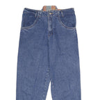 HAPPENING BY KOALA Womens Classic Blue Denim Cotton Jeans W32 L32 Relaxed Fit