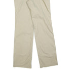 DICKIES Womens Regular Beige Cotton Blend Zip Trousers W32 L32 Classic Straight