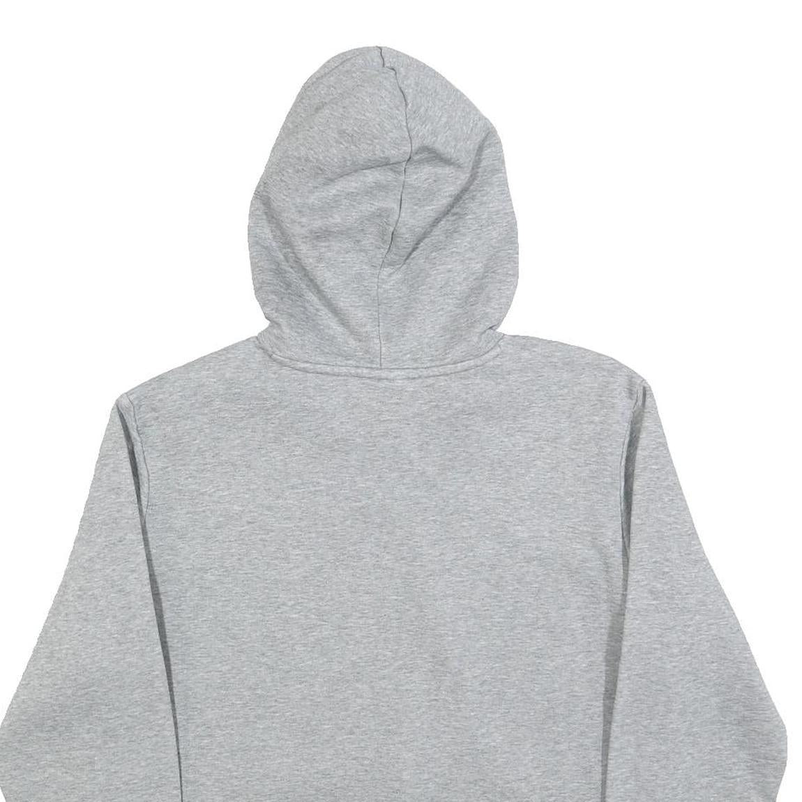 PUMA Mens Grey Hoodie M Cotton Blend Pullover Sweatshirt Sports Casual