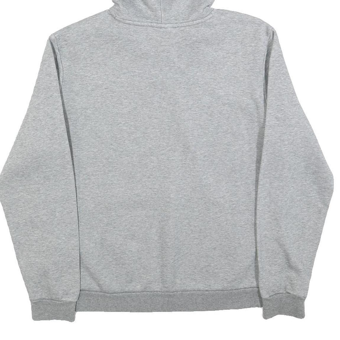 PUMA Mens Grey Hoodie M Cotton Blend Pullover Sweatshirt Sports Casual