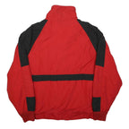 WOOLRICH Mens Red & Black Outdoor Jacket L Polyester Zip Plain Casual Winter