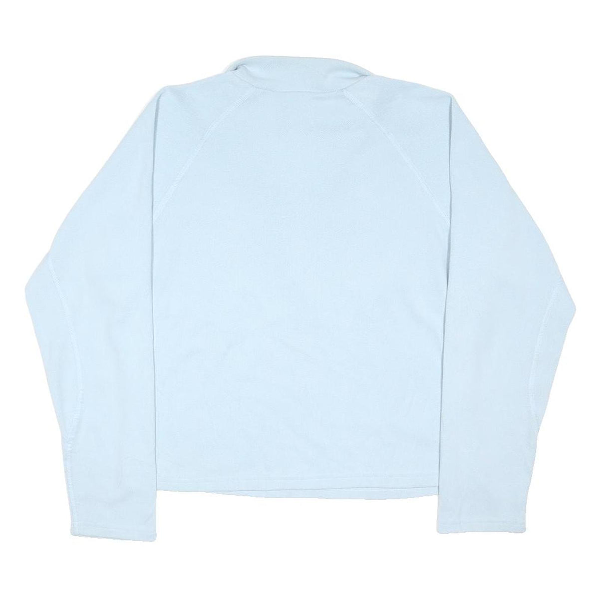 THE NORTH FACE Womens Blue Plain Pullover Crew Neck Basic Knit Jumper M Cotton