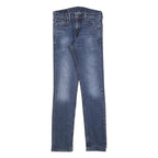 LEVI'S Mens Slim Blue Denim Jeans W30 L32 Classic Cotton Blend Zip