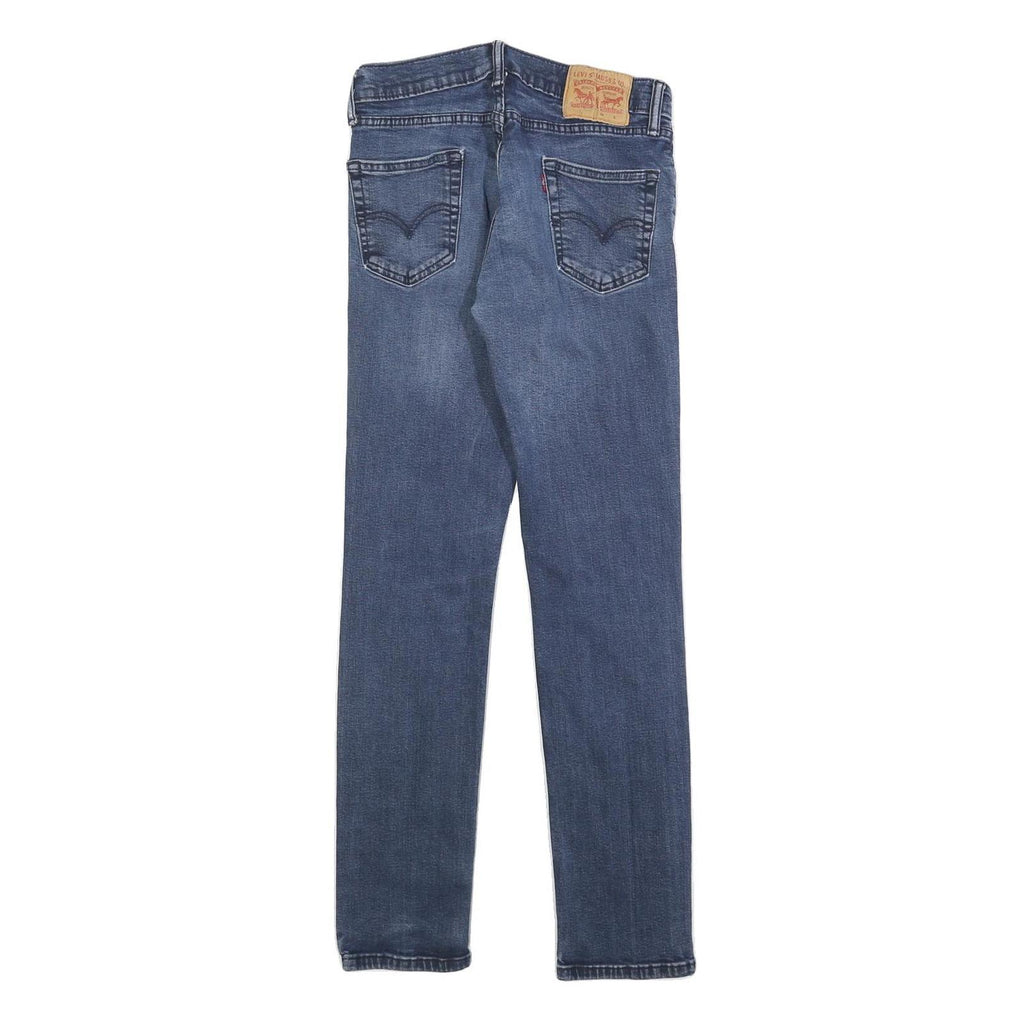 LEVI'S Mens Slim Blue Denim Jeans W30 L32 Classic Cotton Blend Zip