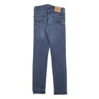 LEVI'S Mens Slim Blue Denim Jeans W30 L32 Classic Cotton Blend Zip