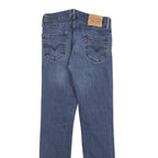 LEVI'S Mens Slim Blue Denim Jeans W30 L32 Classic Cotton Blend Zip