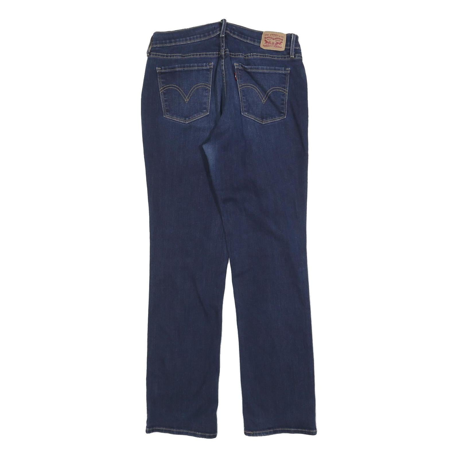 LEVI'S 505 Womens Jeans Blue Regular Straight Denim Medium W30 L32 Classic Fit