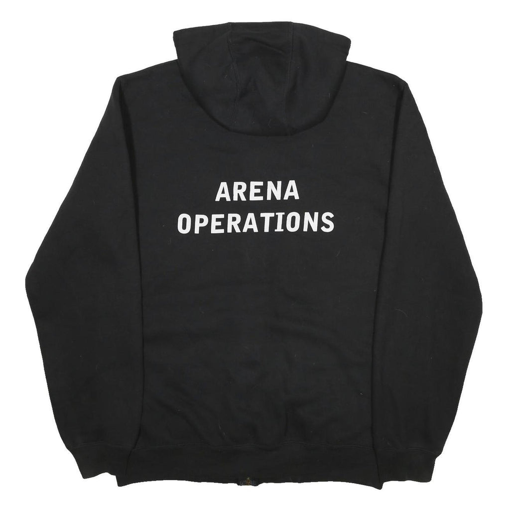CARHARTT Mens Black Zip Front Hoodie M City of Airdrie Arena Operations Logo