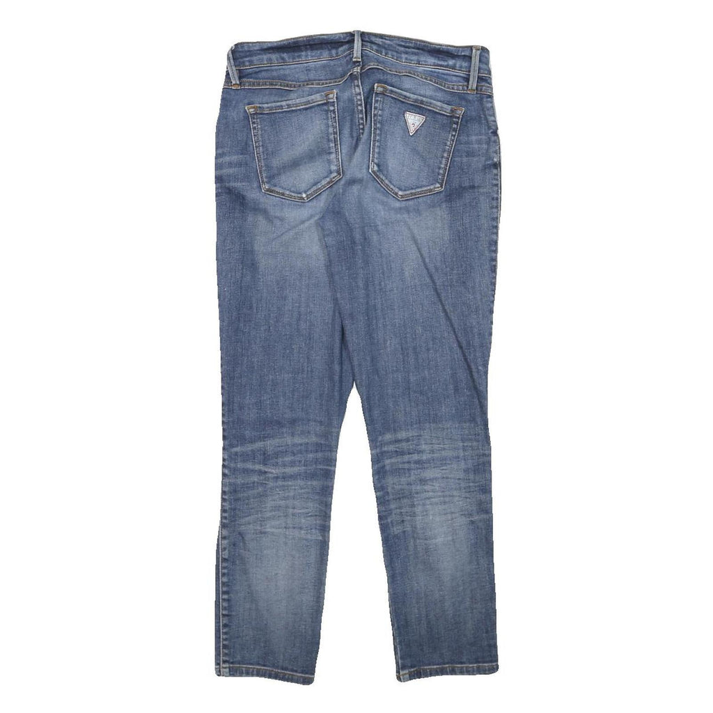 GUESS Womens Slim Blue Denim Light Woven Jeans W26 L25 Stylish Pocket
