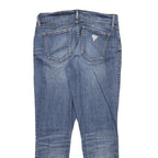 GUESS Womens Slim Blue Denim Light Woven Jeans W26 L25 Stylish Pocket