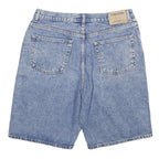 EDDIE BAUER Mens Denim Blue Casual Shorts L W31 Classic Fit Cotton Blend