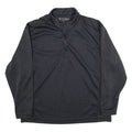 PEBBLE BEACH Womens Sweatshirt Grey 1/4 Zip M