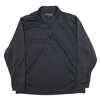 PEBBLE BEACH Womens Sweatshirt Grey 1/4 Zip M