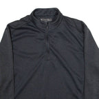 PEBBLE BEACH Womens Sweatshirt Grey 1/4 Zip M