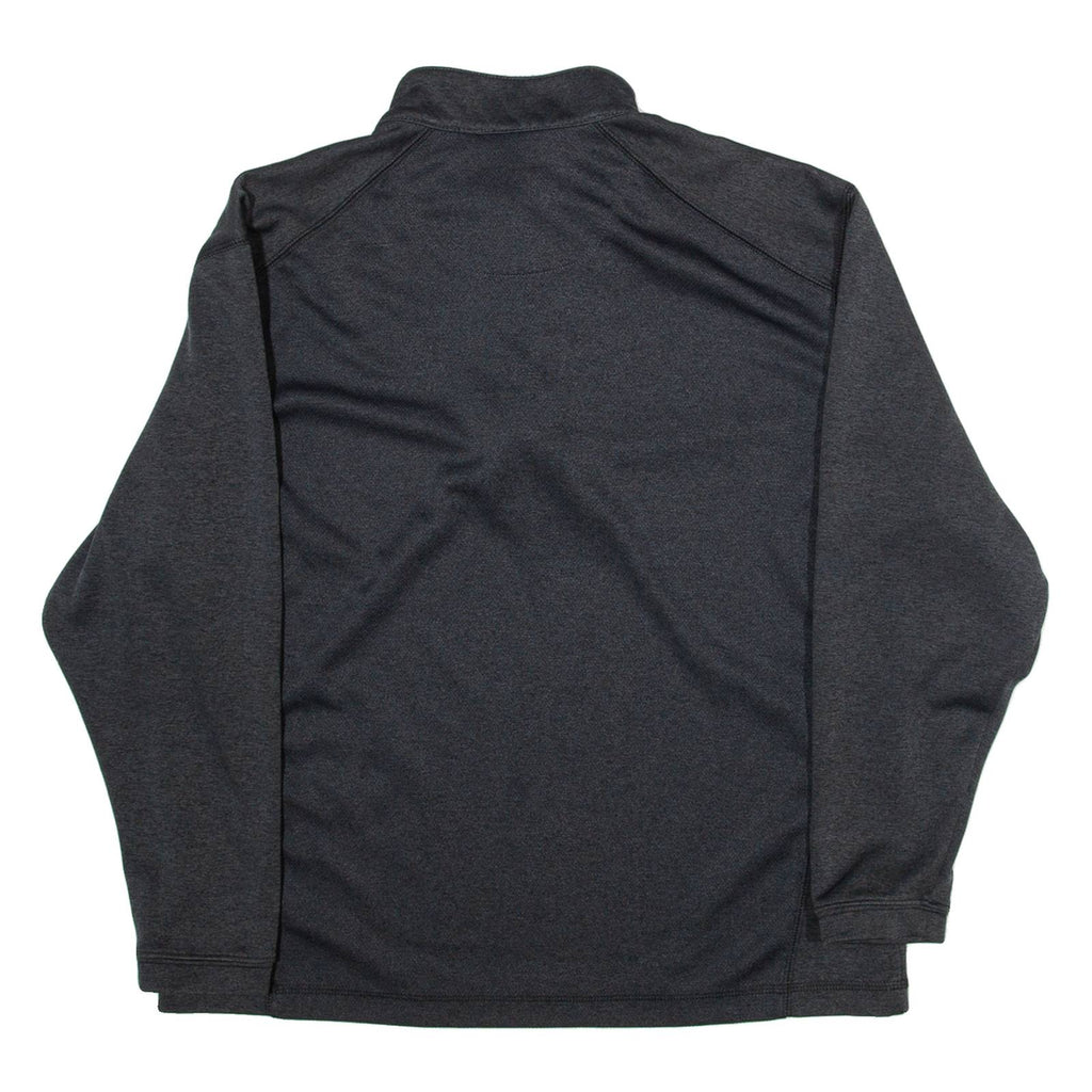 PEBBLE BEACH Womens Sweatshirt Grey 1/4 Zip M
