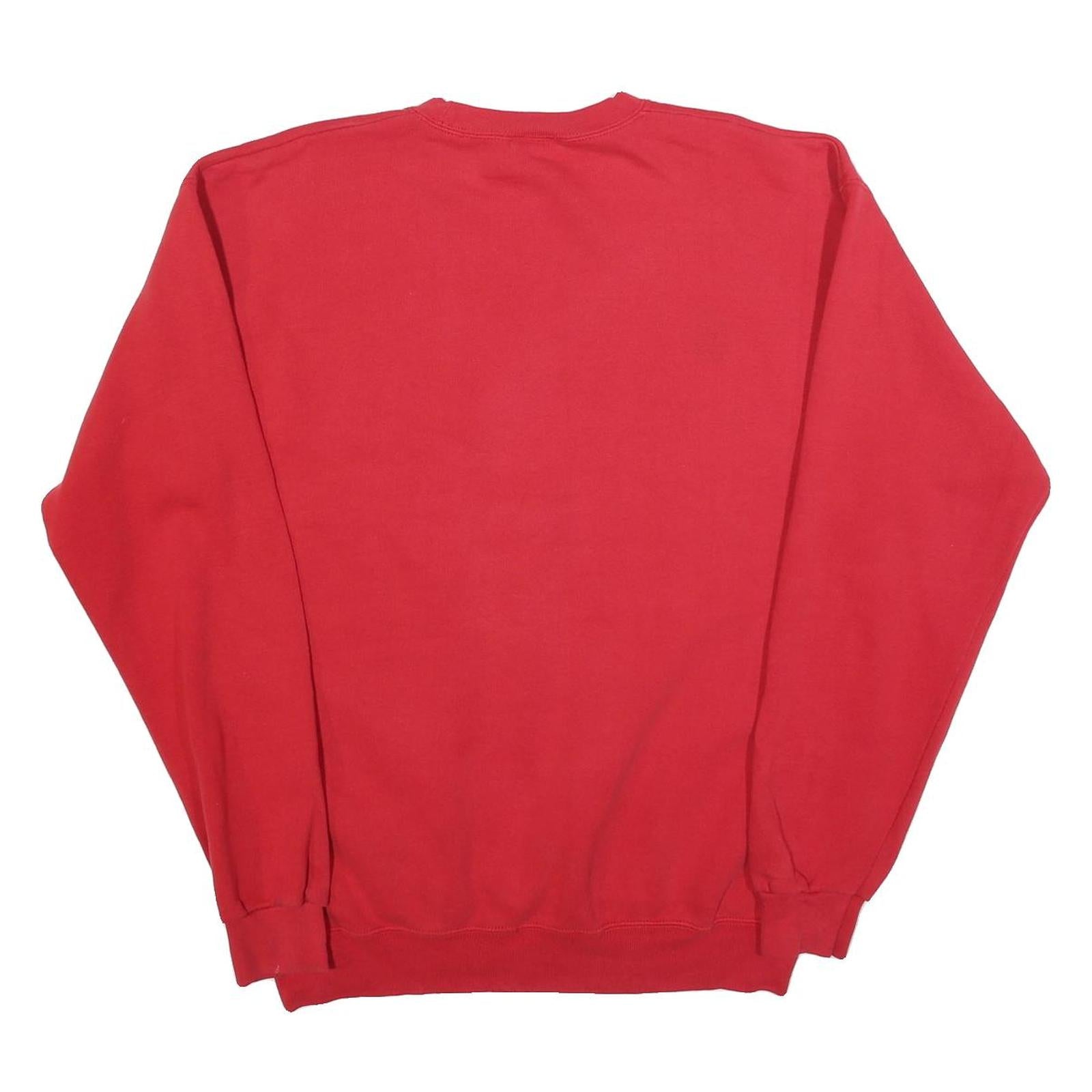 CRABLE SPORTSWEAR Mens Red Ohio State Buckeyes Crew Neck L Sweatshirt Cotton