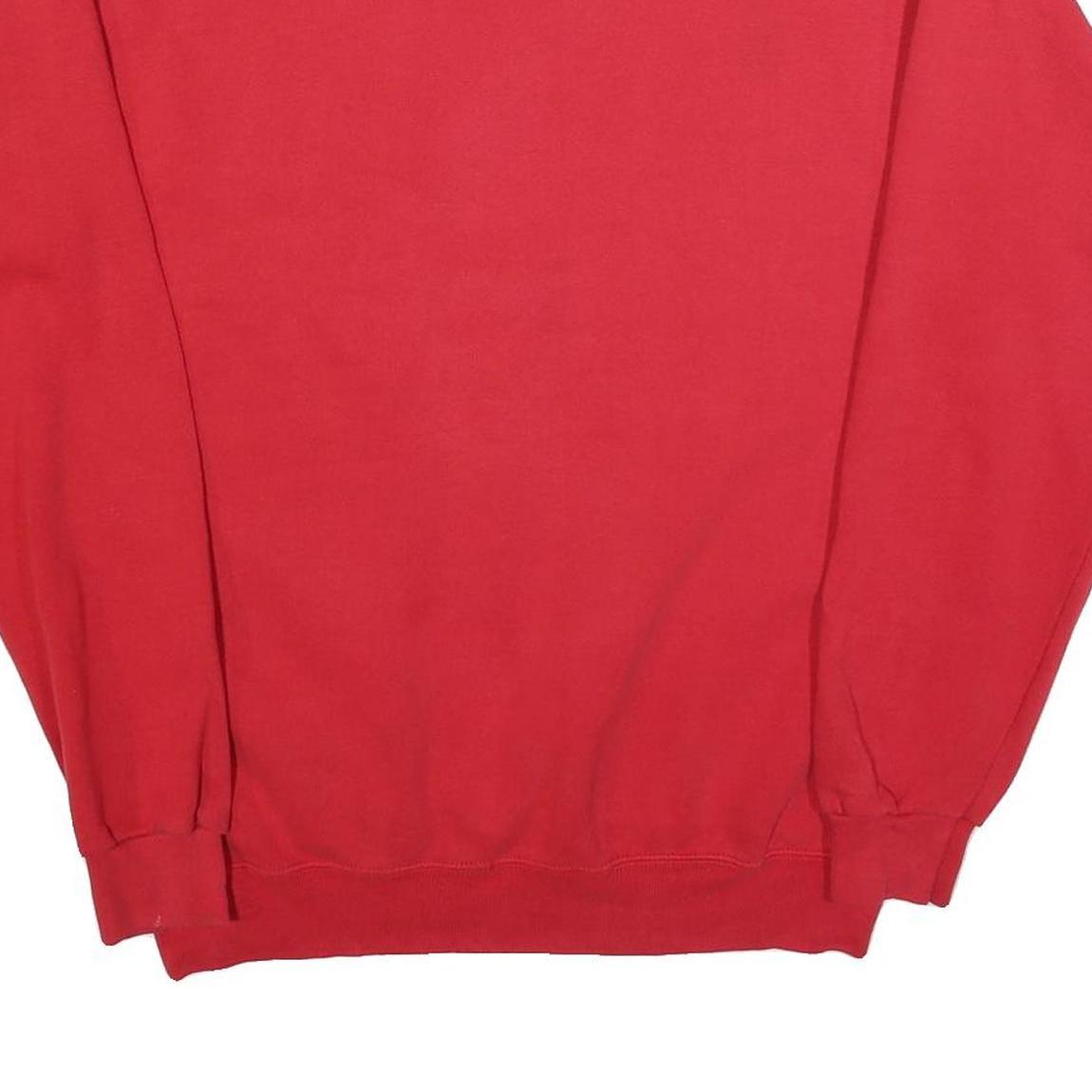 CRABLE SPORTSWEAR Mens Red Ohio State Buckeyes Crew Neck L Sweatshirt Cotton