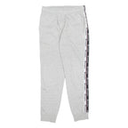 CHAMPION Mens Joggers Grey & Black Slim Tapered S W29 L29 Logo Tape