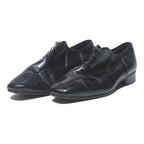 BENELLI Mens Leather Lace-Up Dress Shoes Black UK 8 Formal Classic Elegant