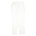 MARCEL SCHEINER Womens White Regular Fit Straight Denim Jeans Cotton Blend W28