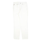 MARCEL SCHEINER Womens White Regular Fit Straight Denim Jeans Cotton Blend W28