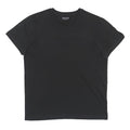 TIMBERLAND Mens Black Embossed Logo T-Shirt M Short Sleeve Crew Neck Cotton