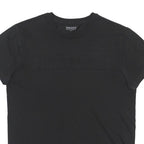 TIMBERLAND Mens Black Embossed Logo T-Shirt M Short Sleeve Crew Neck Cotton
