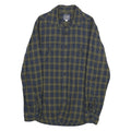 J.CREW Mens Blue & Olive Check Shirt XS Cotton Long Sleeve Button Casual Relaxed