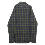 J.CREW Mens Blue & Olive Check Shirt XS Cotton Long Sleeve Button Casual Relaxed