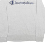 CHAMPION Mens Grey Pullover Crew Neck Sweatshirt M Cotton Blend Classic