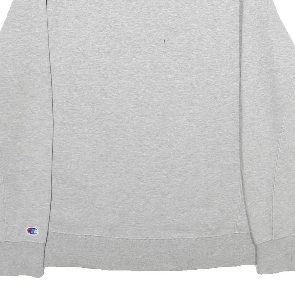 CHAMPION Mens Grey Pullover Crew Neck Sweatshirt M Cotton Blend Classic