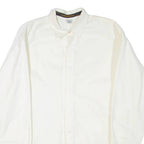 Womens Shirt White Collared Long Sleeve M