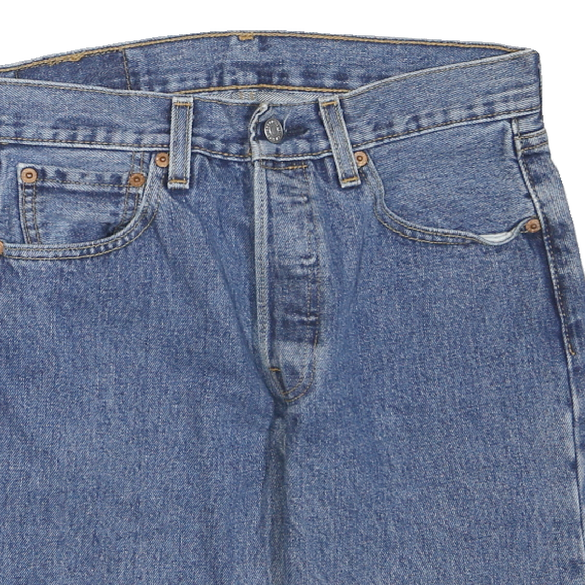 LEVI'S Womens Denim Blue Shorts Regular S W29 Classic Cotton Blend