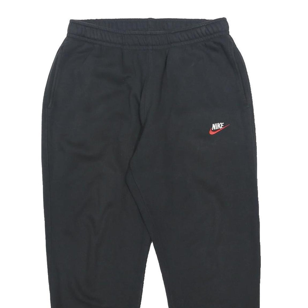 NIKE Mens Joggers Black XL W30 L26 Slim Tapered Cotton Blend Casual Sportswear