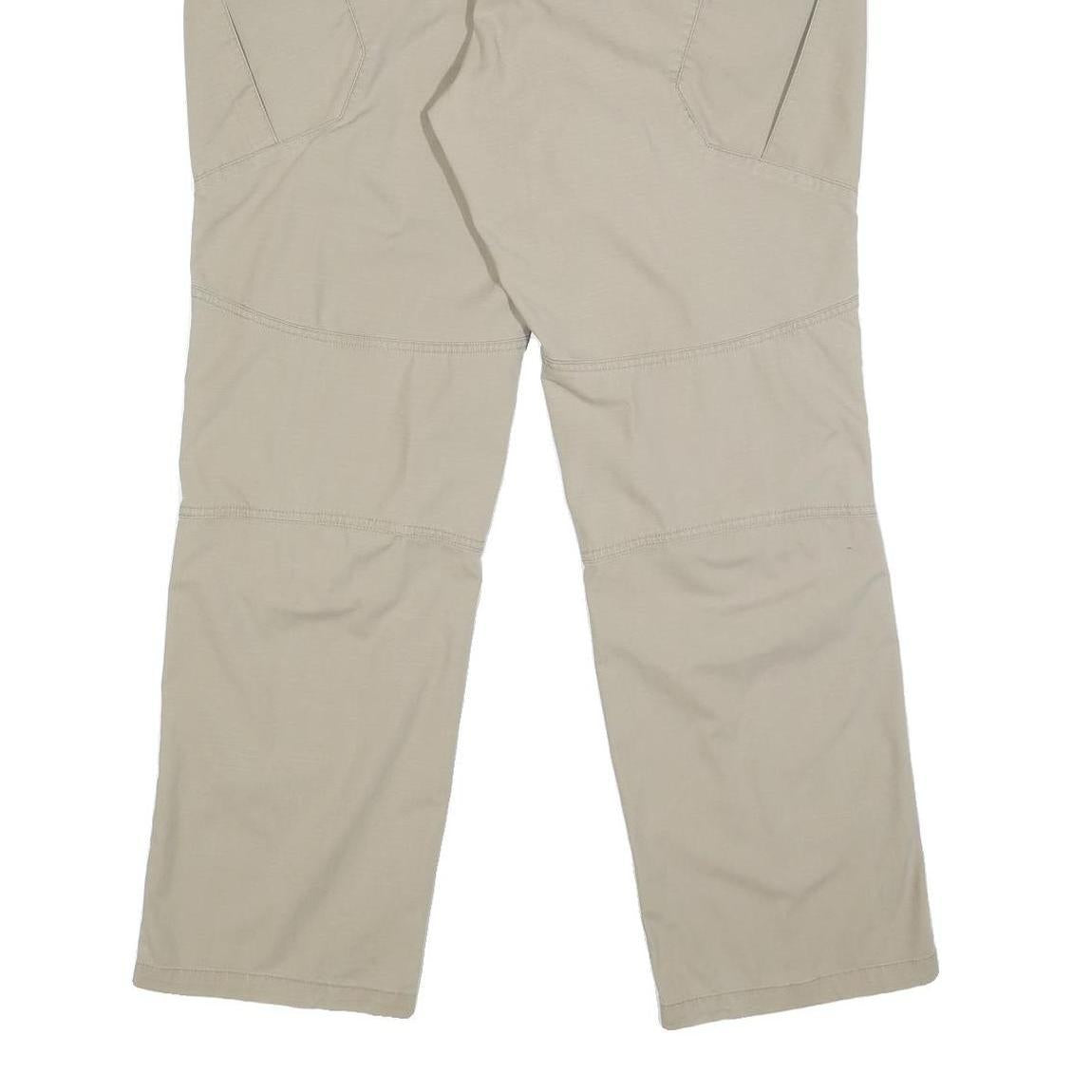 HELIKON-TEX Mens Cotton Blend Beige Regular Straight Trousers W34 L31 Utility