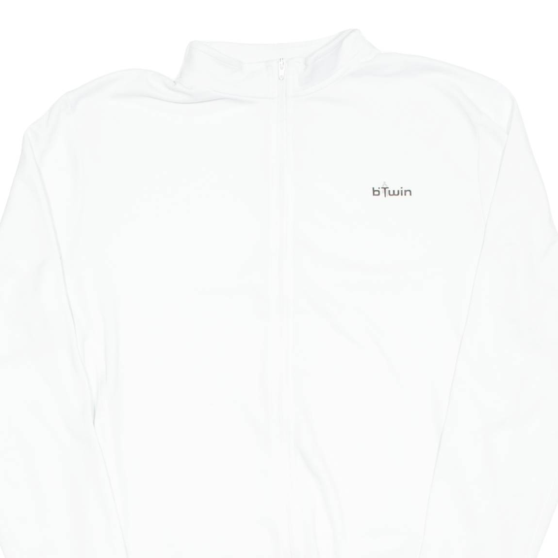 Cycling Womens Jersey White Long Sleeve Full Zip L